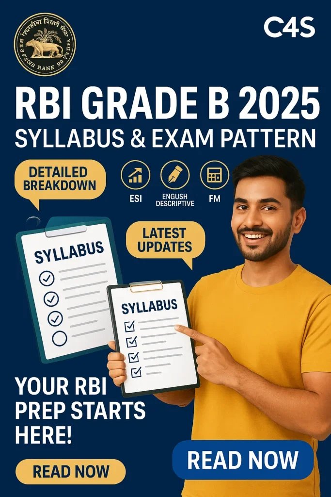 RBI Grade B 2025 Syllabus & Exam Pattern